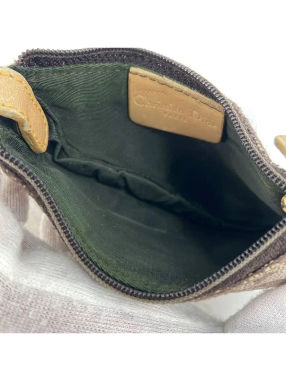 Dior Coin Case Trotter Pattern Saddle Campus - Picture 9 of 11